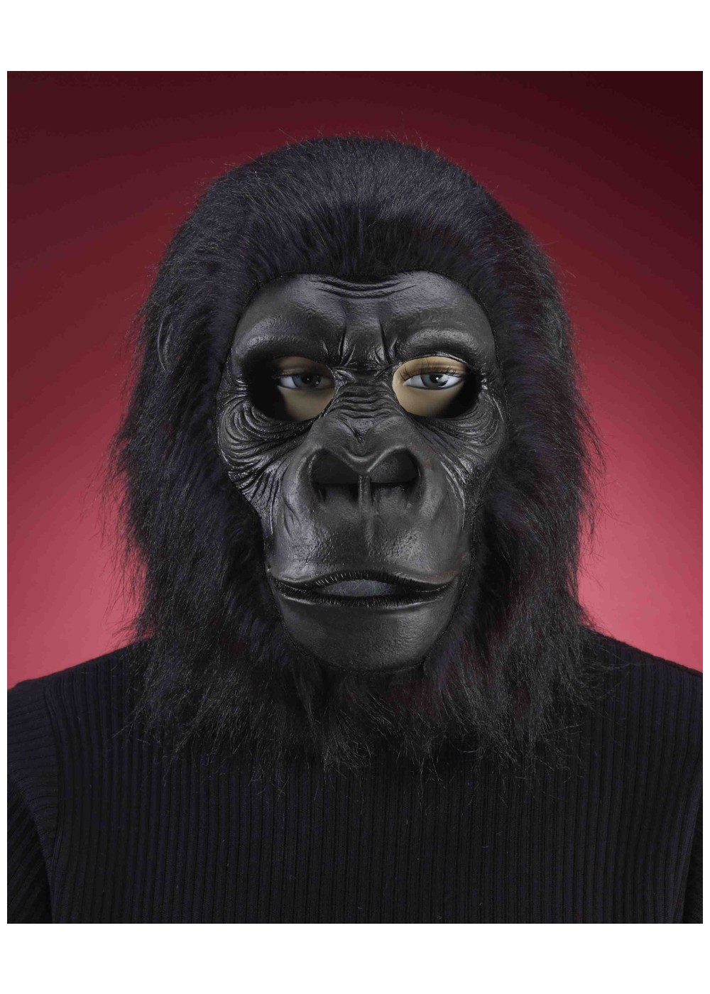 Hairy Black Gorilla Mask